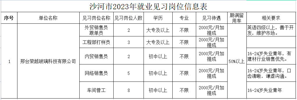 沙河市龙星最新招聘启事概览