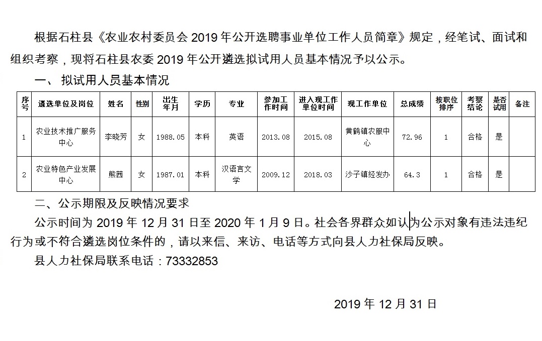 明星村民委员会最新招聘信息