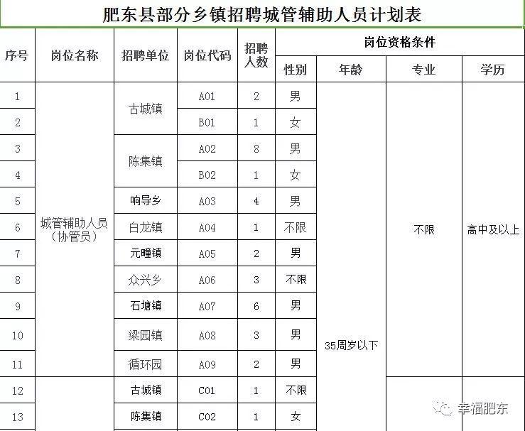 肥东县计生委最新招聘信息全面解析